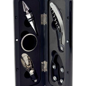 Caseta eleganta vin pentru tata, in forma de sticla cu 5 accesorii, 33 cm - Img 2