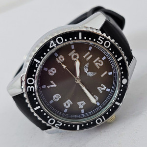 Ceas barbatesc Ulysses GAMMA, cu quartz si cadran din otel inoxidabil, in cutie eleganta, imprimata cu logo  3