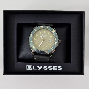 Ceas sport barbatesc Ulysses THETA, cu quartz si cadran din otel inoxidabil, in cutie eleganta, Antracit 3