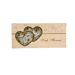 Cutie cadou 2Hearts cu 10 trandafiri de sapun