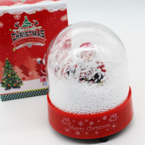 Decoratiune de Craciun cu muzicuta, tip globulet cu Mos Craciun, DS0061