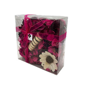 Flori uscate parfumate decorative pentru casa, roz
