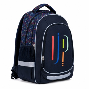 Ghiozdan anatomic copii pentru scoala Light Up, bleumarin, 41 x 28 x 17 cm - Img 3
