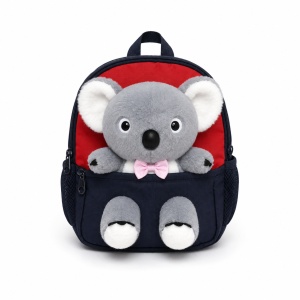 Ghiozdan copii pentru gradinita cu koala 3D din plus, 28x22x10 cm - Img 3