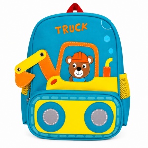 Ghiozdan copii pentru gradinita cu model Baby Truck, 35×27 cm - Img 4