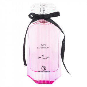 Pachet TravelHome pentru femei, agenda din piele ecologica cu cod, Parfum Grandeur Elite, Rose EXplosion 100ml si flori uscate parfumate1