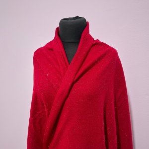 fular casmir rosu de dama