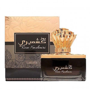 Set cadou fete, Ursulet floral din spuma 25 cm si Parfum Rose Kashmiri 100 ml