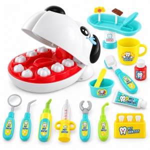 Set de joaca Doctor Dentist pentru copii, 17 piese, accesorii medicale, +3 ani - Img 3