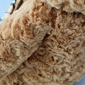 Ursulet de plus cu fundita, bej, 35 cm - Img 4