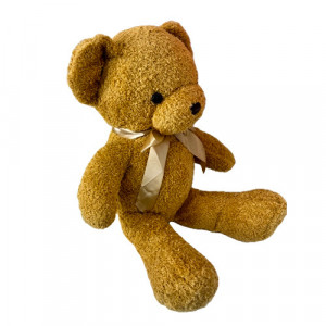 Ursulet de plus Mr. Bean, Inaltime 60 cm, Crem