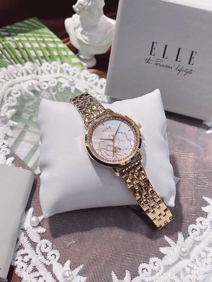 Elle rose gold discount watch