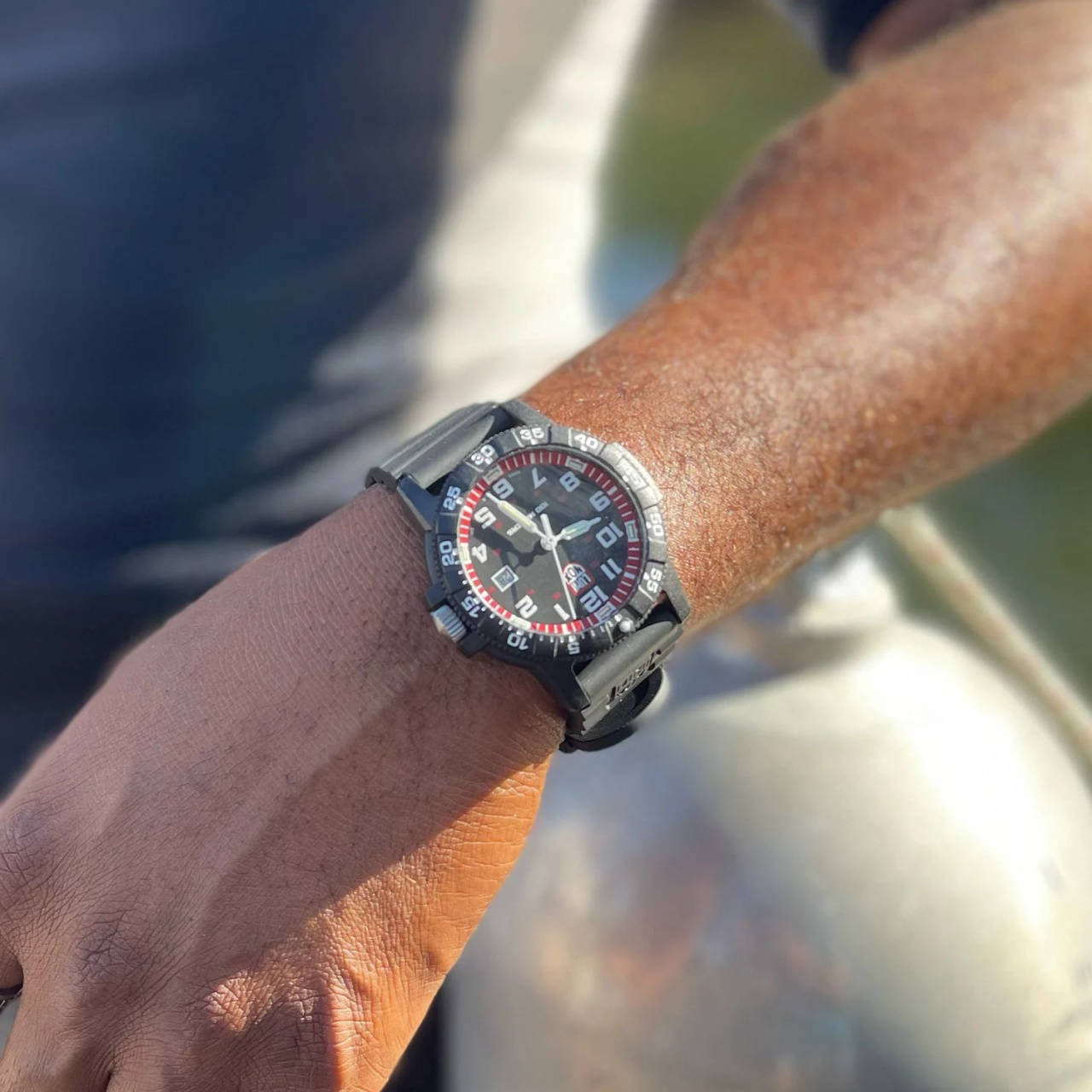 LUMINOX 腕時計 レッド SEA TURTLE GIANT XS.0335 ルミノックス 腕時計 レッド SEA TURTLE GIANT XS.0335