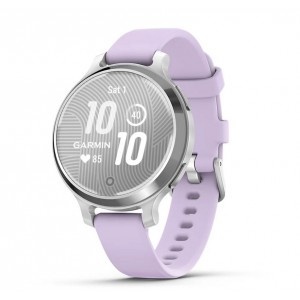 GARMIN Lily® 2 Active - Silver With Purple Jasmine Silicone Strap