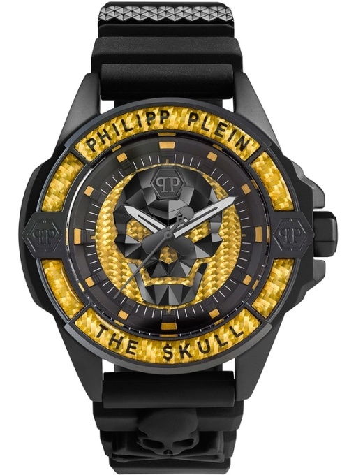 Philipp Plein The Skull Carbon Fiber PWAAA1922 - Мъжки часовник