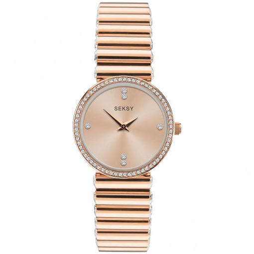 SEKSY EDGE SWAROVSKI CRYSTALS - S-40046.37 - ДАМСКИ АНАЛОГОВ ЧАСОВНИК