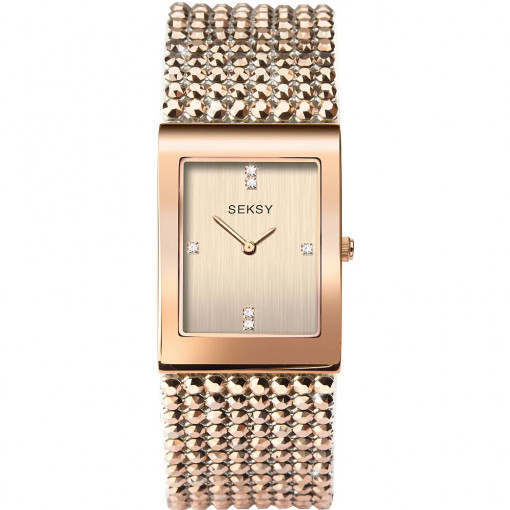 SEKSY SHIMMER SWAROVSKI CRYSTALS - S-2724.37 - ДАМСКИ АНАЛОГОВ ЧАСОВНИК