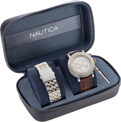 Nautica Spettacolare Reissue Chrono NAPSPF204 - Мъжки сет часовник