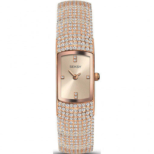 SEKSY SWAROVSKI CRYSTALS - S-2374.37 - ДАМСКИ АНАЛОГОВ ЧАСОВНИК