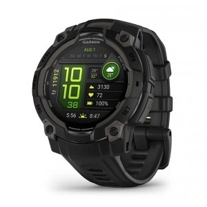 Garmin Instinct® 3 – 45 мм AMOLED - черен с черна каишка