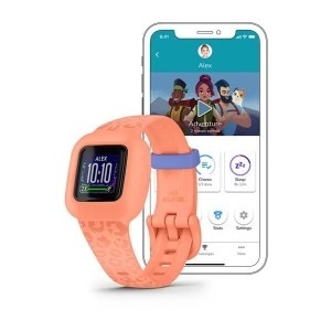GARMIN vívofit® jr. 3 - Peach Leopard