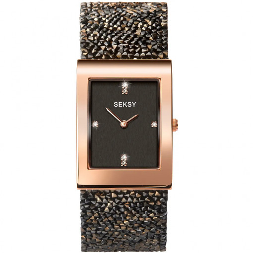 SEKSY ROCKS SWAROVSKI CRYSTALS - S-2653.37 - ДАМСКИ АНАЛОГОВ ЧАСОВНИК