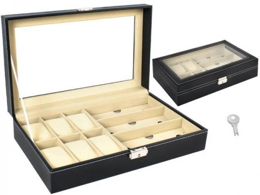 Box for storing watches and glasses - K00004
