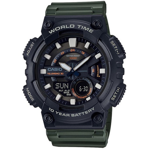 Casio AEQ-110W-3AVDF - Мъжки часовник