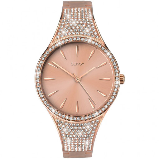 SEKSY SWAROVSKI CRYSTALS - S-2669.37 - ДАМСКИ АНАЛОГОВ ЧАСОВНИК