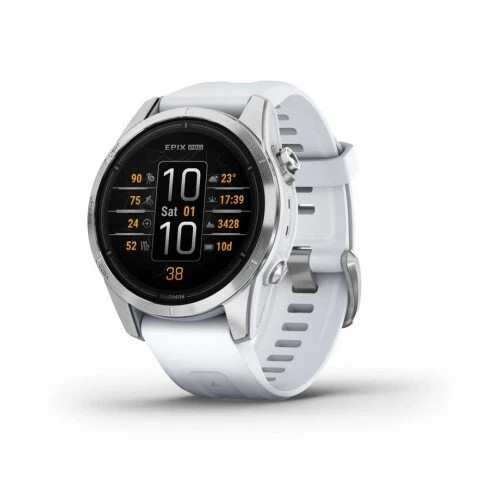 GARMIN EPIX PRO (Gen.2) Standard Edition Silver Whitestone 42mm Smart Watch
