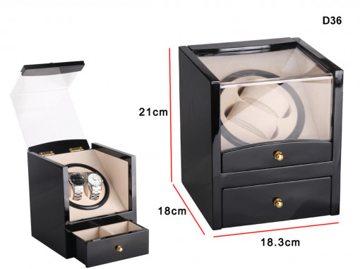 Luxury box for 2 pcs. automatic watches D36