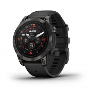 GARMIN EPIX PRO (Gen.2) Sapphire Edition 47mm Carbon Gray DLC Titanium with Black Strap Smart Watch