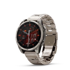 GARMIN FĒNIX® 8 - 47 мм, AMOLED, Sapphire - Titanium с Vented титаниева каишка