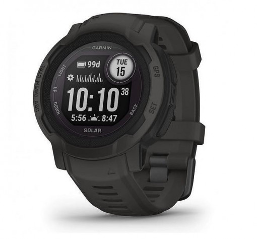 GARMIN INSTINCT 2 SOLAR Graphite Смарт часовник