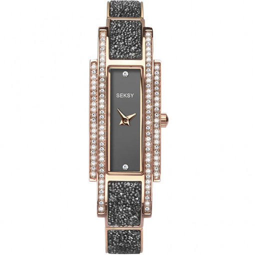 SEKSY ROCKS ROSE GOLD SWAROVSKI - S-2585.37 - ДАМСКИ АНАЛОГОВ ЧАСОВНИК
