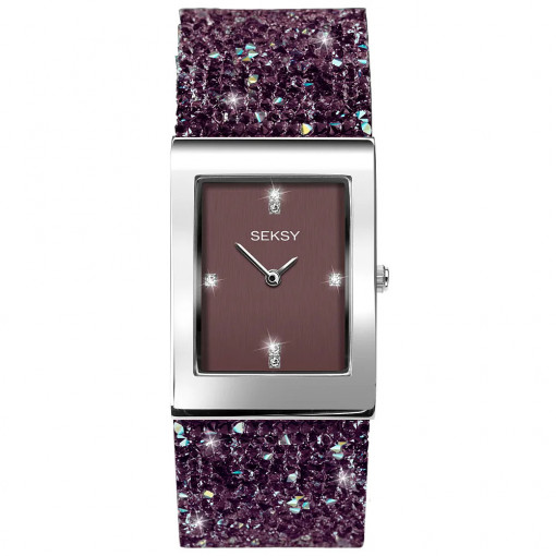 SEKSY ROCKS SWAROVSKI CRYSTALS - S-2857.37 - ДАМСКИ АНАЛОГОВ ЧАСОВНИК