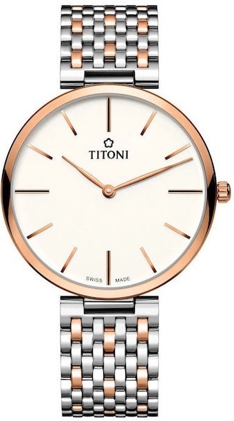 Titoni Slenderline Quartz TQ52718SRG606 - Мъжки часовник