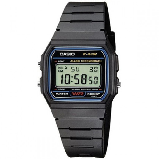 CASIO F-91W-1YER - Мъжки часовник