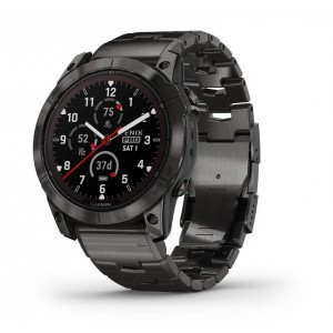 Garmin Fenix ​​​​7X Pro Sapphire Solar Edition Carbon Gray DLC Titanium with Vented Titanium Strap Smart Watch