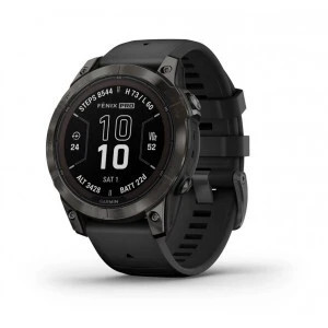 Garmin Fenix ​​7 Pro Sapphire Solar Edition Carbon Gray DLC Titanium with Black strap Smart watch