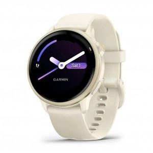 Garmin Vívoactive® 6 - Lunar Gold с Bone каишка