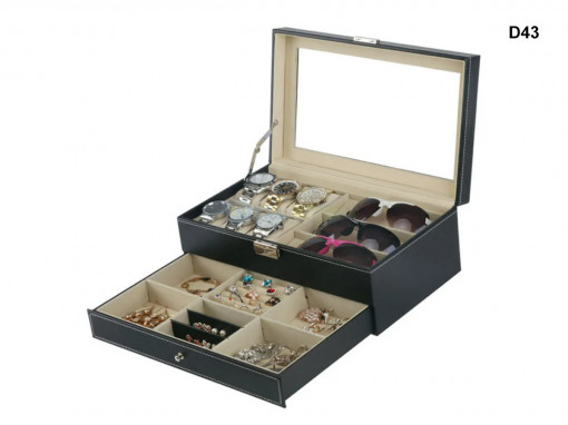 Large Luxury Box for Watches and Accessories D43