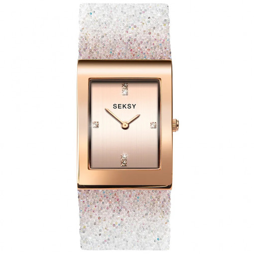 SEKSY ROCKS SWAROVSKI CRYSTALS - S-2858.37 - ДАМСКИ АНАЛОГОВ ЧАСОВНИК