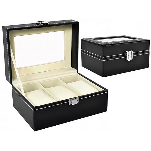 Watch storage box with 3 compartments - К00001