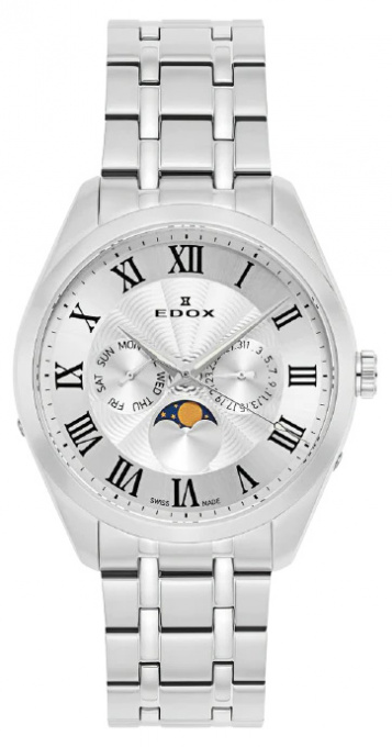 Edox Les Bemonts Multifunction Moon Phase 40008-3M-ARN - Мъжки часовник
