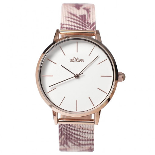 S.Oliver SO-3977-MQ Orologio Da Polso: Eleganza Minimal Con Cinturino Milano