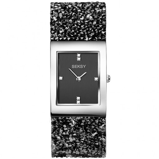SEKSY ROCKS SWAROVSKI CRYSTALS - S-2573.37 - ДАМСКИ АНАЛОГОВ ЧАСОВНИК