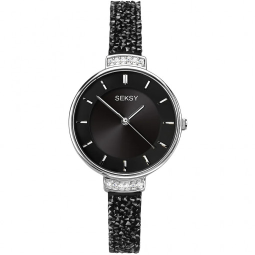 SEKSY ROCKS SWAROVSKI CRYSTALS - S-2578.37 - ДАМСКИ АНАЛОГОВ ЧАСОВНИК