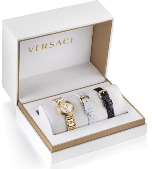 Versace Set VET300221 Луксозен сет дамски часовник с допълнителни каишки