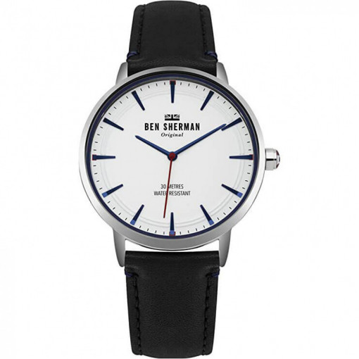 Ben Sherman Mens Analogue Classic Quartz Watch with Leather Strap WB020B - Мъжки часовник